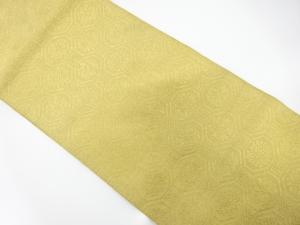 アンティーク　花蜀江文織り出し名古屋帯（着用可）